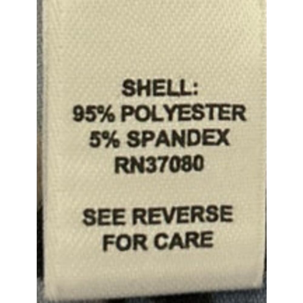 Cato Women's Black Blue Gray White Stretch Midi Pull-On Skirt Size L - Picture 4 of 5
